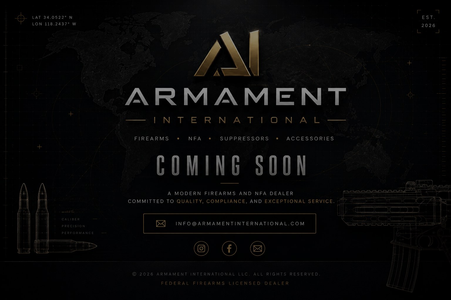 Armament International — Coming Soon